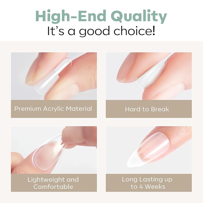 Modelones Long Square Nail Tips 3xxxl Straight Pre-shaped Soft Gel Fake Kit | Acrylic Clear Full Cover Press on Extension Kit Gel Manicure DIY at Home 216PCS 12Sizes
