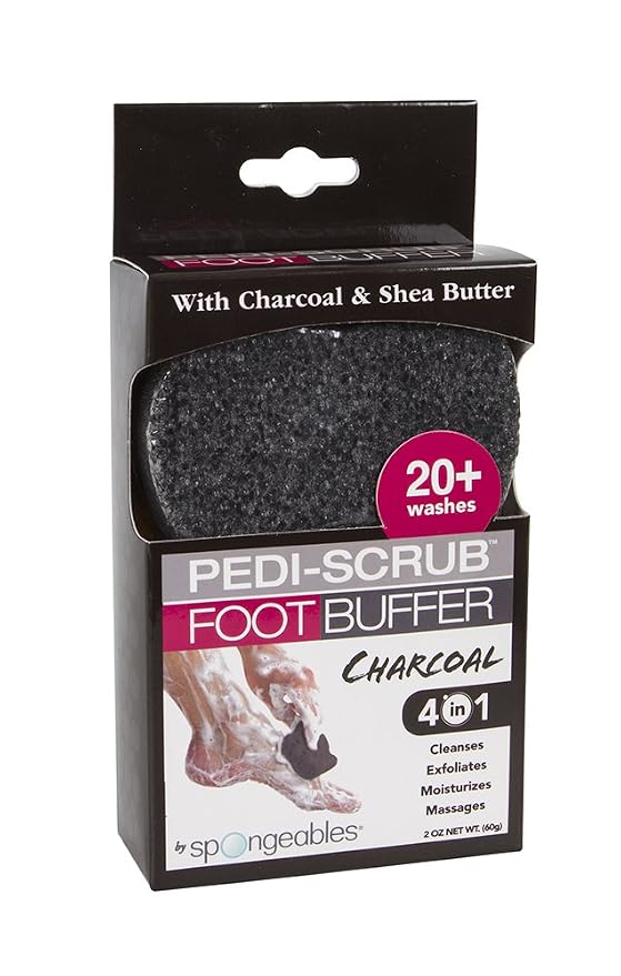 Spongables Pedi Scrub Foot Exfoliating 20+ Wash Sponge, Sweet Sangria, 3 Count (Pack of 2)