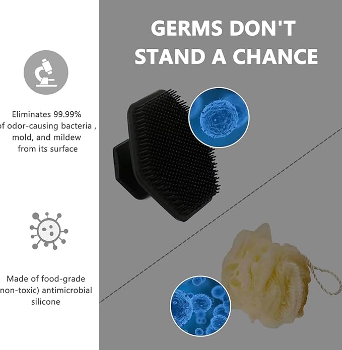 Silicone Face Scrubber for Facial Cleansing | 1 Pack | Soft Exfoliating Brush for Deep Pore Cleaning & Blackhead Removal | Gentle for Sensitive Skin | fascial Brush for Men,Women and Kids |