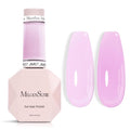 MelodySusie Jeweliver Gel Nail Polish, 0.5Fl Oz Pink Puprle Jelly Gel Polish Sheer Translucent Nude Soak Off UV LED Light Cure Spring Summer Colors Manicure Nail Art DIY at Home JM07