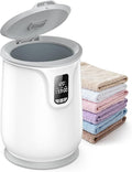 ZAFRO Luxury Towel Warmer Bucket - Smart Timed Hot Towel Warmers for Bathroom with LED Display, 24-Hour Delay, Auto Shut Off & Child Lock, Warms 3 Oversized Towels & Robes for Spa