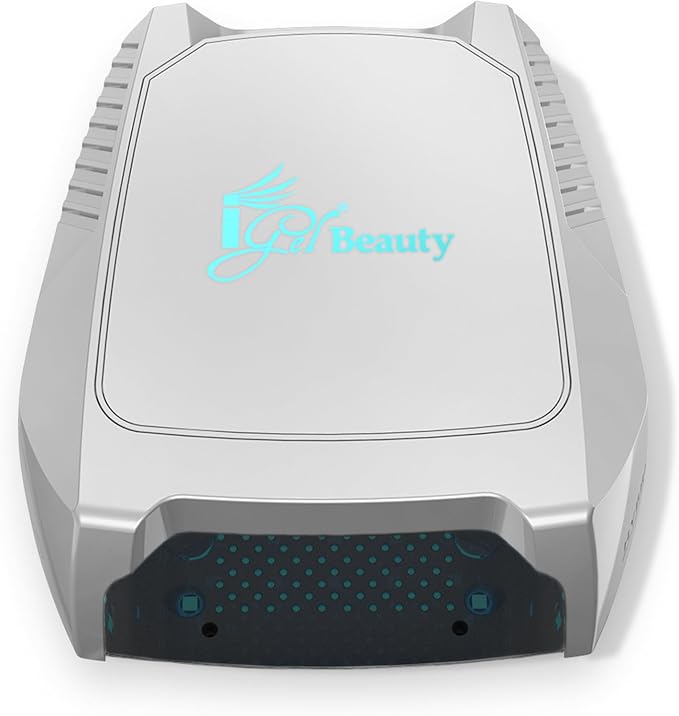 iGel Beauty Hybrid PRO 2.0 UV/LED Nail Lamp – 48W Wireless Rechargeable Nail Dryer, Full Hand Curing, Smart Motion Sensor, Removable Tray, Cordless Gel Lamp for Manicure & Pedicure