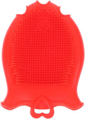 Beaupretty Baby Silicone Shampoo Brush with Soft Scalp Massager and Ergonomic Grip Gentle Exfoliating Bath Shower Brush for Kids Hair Care and Relaxing Scalp Massage
