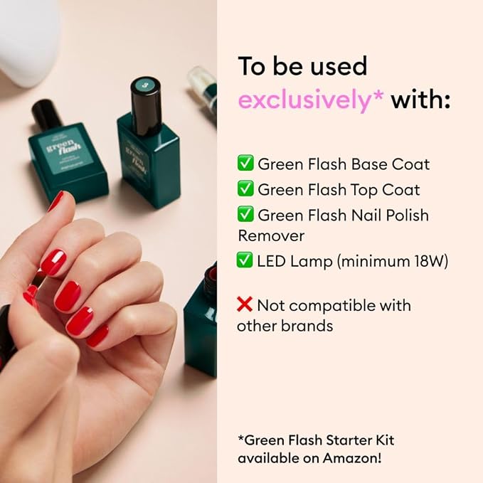 Manucurist Green Flash Pistachio Pale Green LED Gel Nail Polish | LED Gel Polish & Semi-Permanent Nail Varnish, UV Nail Lamp - 12-Free, Bio-Sourced, Vegan, Made in France, 0.5 fl oz