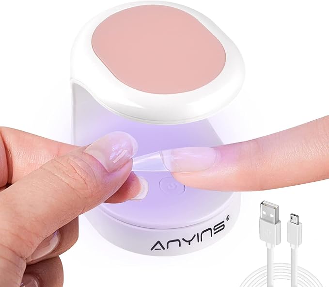 Mini UV Light for Gel Nails, UV Light for Nails Nail Lamp Portable UV Nail Lamp 16W UV Lamp Professional UV Lamp for Gel Nails Innovative Nail Dryer for Nail Art