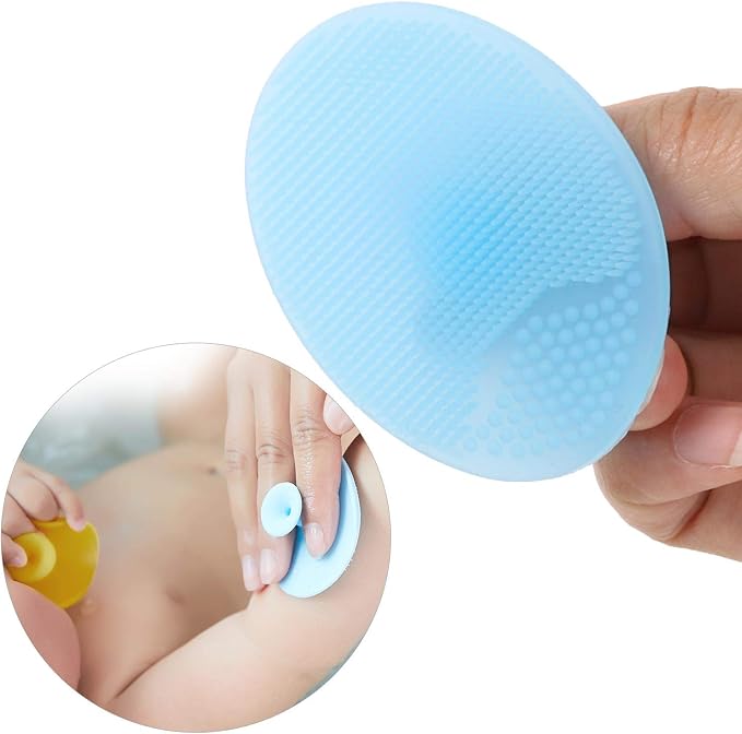 10 Pack Silicone Face Scrubber with Suction Handle, Exfoliating Facial Cleansing Brush for Deep Pore Cleaning and Blackhead Removal