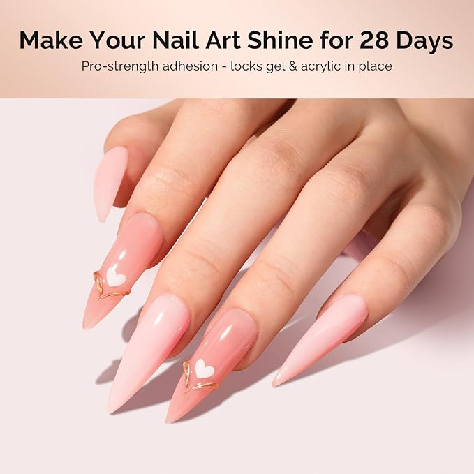 MelodySusie 15ml Nail Primer Acid-Free HEMA Free No Lift Bond for Gel Polish,Acrylic,Dip Nails,Ultra Strong Adhesion,Fast Dry Formula,Professional Nail Prep for Salon & Home Use