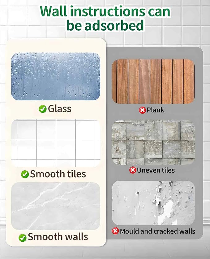 Silicone Shower Foot Scrubber, Shower Feet Mat with Non Slip Suction Cups, Foot Brush Pad