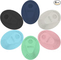 Silicone Face Scrubber 4 Pack, BEAUTAIL Manual Facial Cleansing Brush | Gentle Face Scrubber Exfoliator for Sensitive Skin, Skin Care Exfoliating Face Brush for Men and Women, Assorted Colors