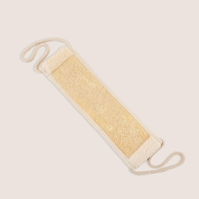Chakra Fiber Exfoliating Back Scrubber Mitt - Deep Cleansing Massage Glove for Soft Skin, Essential Bath and Spa Accessory