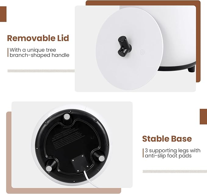 Tangkula Towel Warmer Bucket, 23L Large Luxury Bucket-Style Towel Warmer w/Fragrant Disc Holder, ETL Certified Bath Heater w/3-Level Heating, 20/40/60/90 Min Timer & Auto Shut Off (Black, 23L, handle)