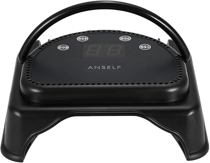 Anself 64W Pro LED Gel Nail Dryer Curing Lamp Nail Polish Machine 110-240V With Lifting Handle Touch Sensor LCD Screen