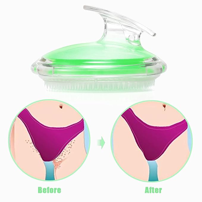 TailaiMei Exfoliating Brush for Ingrown Hair Treatment - To Treat and Prevent Bikini Bumps, Razor Bumps - Silky Smooth Skin Solution for Men and Women