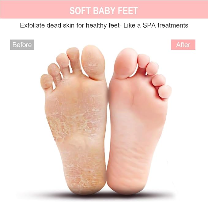 BESKAR XL Larger Shower Foot Scrubber Mat with Non-Slip Suction Cups | Cleans, Smooths, Exfoliates, Massages Your Feet Without Bending, Improve Foot Circulation, Soothes Tired Feet