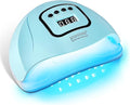 JODSONE U V LED Nail Lamp Blue Gel Polish Nail Dryer with Smart Auto Sensor 4 Timing Modes Fast Curing for Home DIY