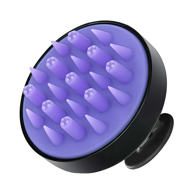HEETA 2-Pack Hair Scalp Massager Shampoo Brush with Hair Scalp Massager Brush, Updated Hair Shampoo Brush, Wet & Dry Scalp Exfoliator with Soft Silicone Bristles