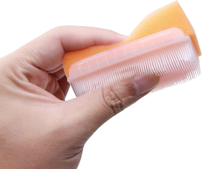 Reusable Sensory Brush, Baby Bath Scrubber. (12 PCS)