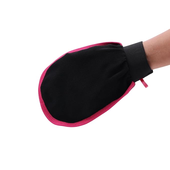 Korean Exfoliating Mitt & Body Scrub Glove – Deep Dead Skin Remover for Keratosis Pilaris & Self-Tan Removal – Smooth Skin Exfoliator for Shower, Women & Men 100% Viscose