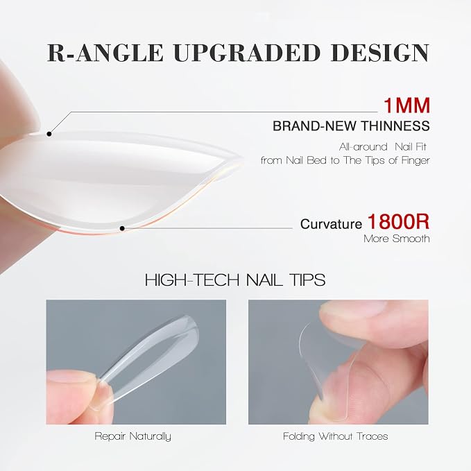 SAVILAND Gel Nail Kit Starter Set: 14-Day Last Nail Glue Gel and 500Pcs High Clear Nail Tips for Press On 10 Sizes Mini U V Nail Lamp Nail Clipper Manicure Tools Easy Use for Home Salon and Nail Care