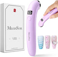 MelodySusie Handheld Flash Cure Nail Lamp P-ART01A Cordless Mini Nail Light | Concave Ergonomic Handle for Nail Tech, Spot Cure for Soft Gel, Gel-X & Press-On, 630mAh Battery