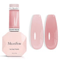 MelodySusie Jeweliver Jelly Gel Nail Polish, 0.5Fl.oz Airy Sheer Pink Gel Polish Soak Off UV LED Light Cure Gift for Women Manicure Nail Art DIY at Home B6648