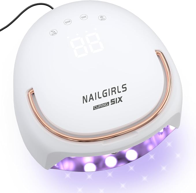 UV Nail Lamp NAILGIRLS Professional Nail Lamp Salon Fast Dryer Machine, UV Light for Gel Nails wiht 4 Timer Setting for Salon Manicures & Pedicures