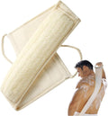 Natural Loofah Sponge, Exfoliating Body Scrubber for Men Women, Loofah with Handle, Exfoliating Back Scrubber for Shower Set, Deeply Clean & Invigorate Your Skin (1 pcs in Box)
