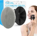 Silicone Face Scrubber 2 Pack, BEAUTAIL Manual Facial Cleansing Brush | Gentle Face Exfoliator for Sensitive Skin, Skin Care Exfoliating Face Scrubber for Men and Women, Black+Starlight