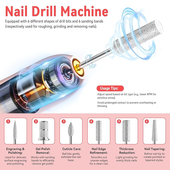 phoenixy 86Pcs Gel Nail Polish Kit with U V Light and Nail Drill, 44 Color Gel Polish Starter Kit with 6pcs Top Base Coat Manicure Tools Complete Nail Set Gifts for Women