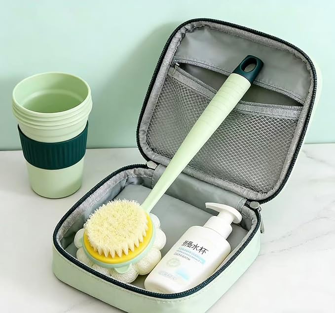 2 Piece Set Shower Back Scrubber, Back Scrubber for Shower, Shower Brush for Body, Deeply cleanses the Skin on the Back, removes Dead Skin Cells
