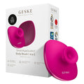 GESKE Body Brush | 4 in 1 | Design with Metal Ring | Cleansing Brush for the Entire Body | Professional Deep Cleaning | Soft Silicone Bristles | Ergonomic Two-Finger Design