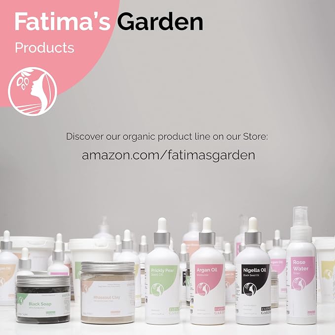 Fatima's Garden Exfoliating Kessa Glove - Natural Spa Scrubber, Black (1 Glove)