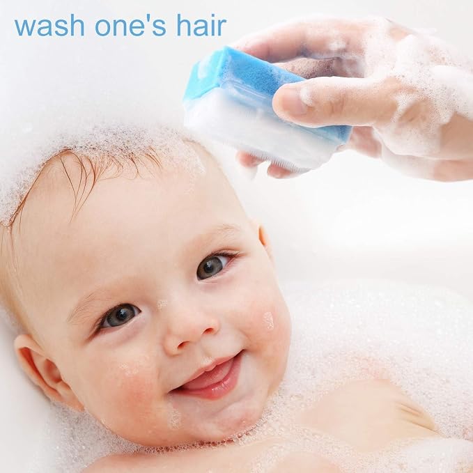 Reusable Sensory Brush, Baby Bath Scrubber. (12 PCS)