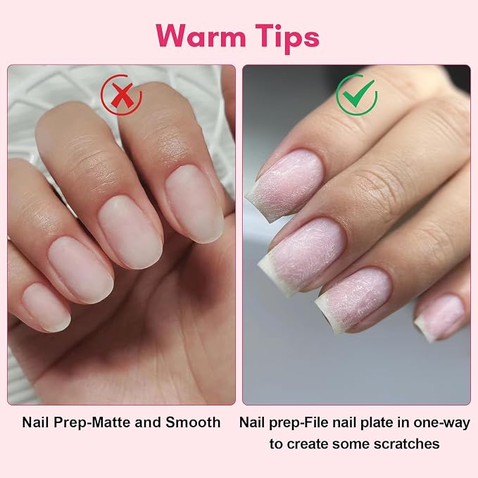 Makartt Brush-On Nail Glue for Press On Nails and Tips:Air Dry, 7ML,3 Packs | No UV lamp needed, 5-10s quick dry, built-in brush, HEMA-free & TPO-free for sensitive skin, Both for Clear & Opaque Nails