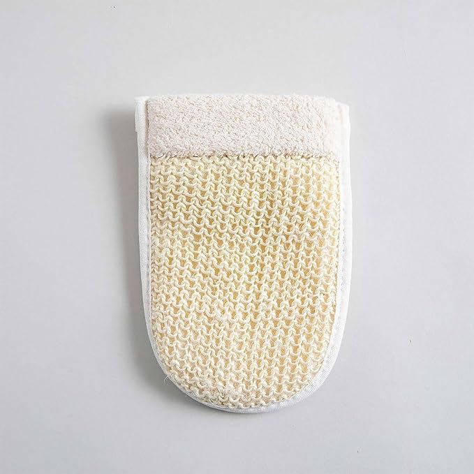 Chakra Sisal Glove Fiber Standard - Ideal Bathroom Accessory for Natural Peeling, Daily Hygiene with Massage Effect, Unisex Use
