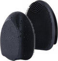 Silicone Face Scrubber for Men, 2 Pack Deep Cleaning Facial Brush, Manual Exfoliating Face Wash Brush for Blackhead Pore Cleansing, Sensitive Skin Care Tool for Women and Men