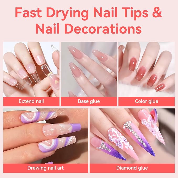 Makartt Handheld UV Nail Light with Painless Mode for Curing Builder Gel | 800mAh Rechargeable UV Light for Gel-X Nail Tips Portable Nail Lamp with LCD Display & 3 Timers Home DIY & Salon, Diamond