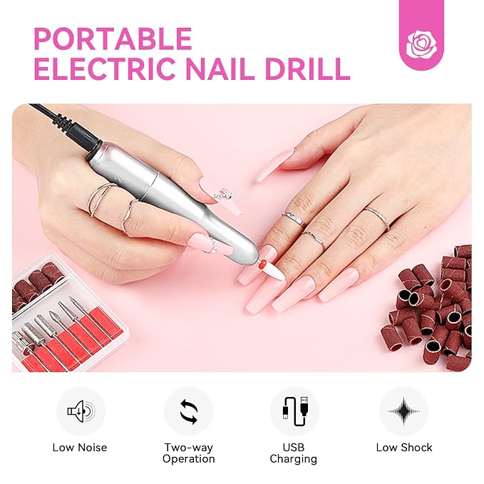 SAVILAND Acrylic Nail Kit with Drill and U V Light – Clear White Pink Acrylic Powder Black Red White Gel Nail Polish Nail Tools for Nail Art Gel Nails DIY | Complete nail tools,clear white pink acrylic powder, black red white gel polish, nail art DIY h...