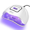 Liteland UV Gel Nail Lamp,150W UV Nail Dryer LED Light | for Gel Polish-4 Timers Professional Nail Art Accessories,Curing Toe Nails
