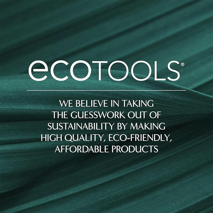 EcoTools Dry Body Brush for Circulation, Dead Skin Removal + Pink Delicate EcoPouf Made with Recycled Netting for Cleansing & Exfoliating Sensitive Skin, Self-Care Gifts