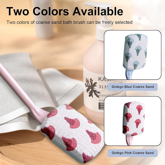 Shower Back Brush,Non-Slip Shower Brush with Long Handle,Gentle Exfoliation, No Harm to Skin, Suitable for All Kinds of Skin