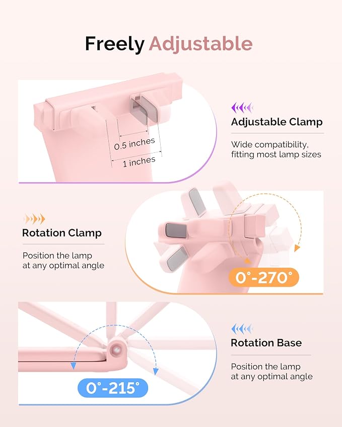 MelodySusie Nail Lamp Stand & Holder for Flash Cure Handheld UV Light