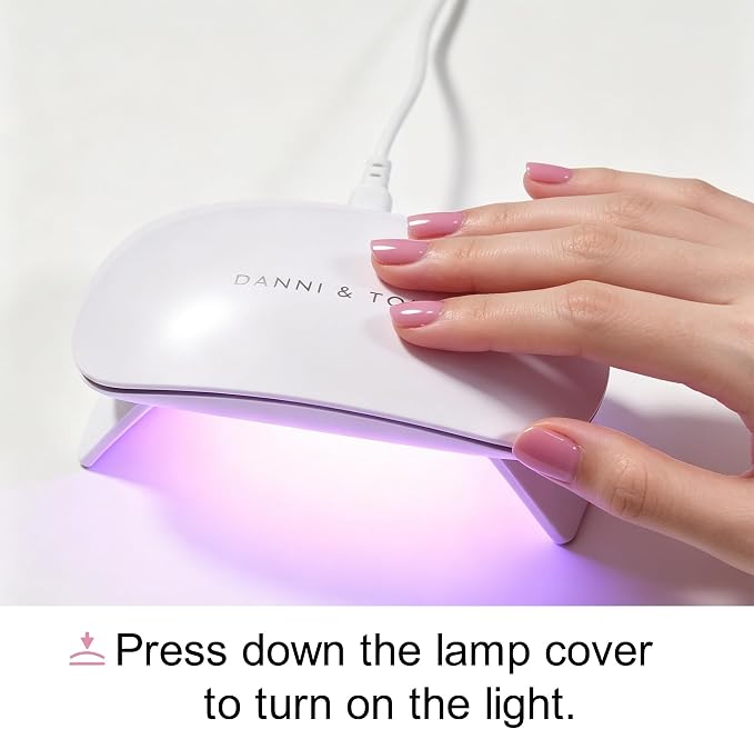 DANNI & TONI UV LED Nail Lamp 6W Mini Nail Dryer Professional Nail Curing Lamp Travel Size