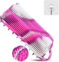 Silicone Body Scrubber, Loofah for Women, Shower Cleaner Scrub Body Brush | Gentle Exfoliating Shower Bath Brush, Rubber Body Wash Deep Cleaning & Exfoliator & Massage, Travel-Friendly for Bathroom
