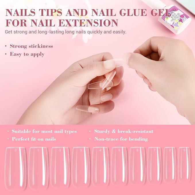 SAVILAND Essentials Acrylic Nail Kit for Beginners: Acrylic Nail Set with Glitter Powder 120ML Monomer Nail Drill Gel Nail Polish Nails Tips Home DIY Salon Use