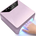 78W UV LED Nail Lamp with Adjustable Telescopic Stand, Corded Nail Dryer for Gel Nails, 39 LEDs, 30/60/99/180s Timers, Removable Base for Home & Salon