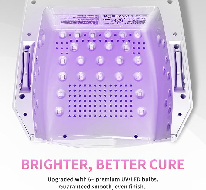 iGel Beauty Hybrid PRO 3.0 XL UV/LED Nail Lamp – Wireless Rechargeable 48W Nail Dryer, Extra Wide Full-Hand Curing, 9000mAh Battery, Smart Timer & Builder Gel Mode, Cordless Professional Lamp
