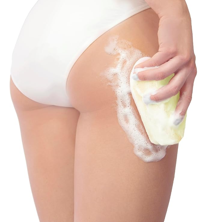 Spongeables Anti-Cellulite Body Wash in a Sponge, Moisturizer and Exfoliator, 20+ Washes, Citrus, 2 Count