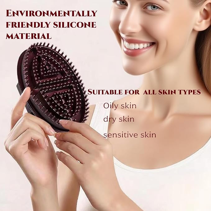 Meridian Brush Massage, Beauty Salon Professional Custom Meridian Brush, Full Body Relaxation Tools,Combine Comfort and functionality to Provide a spa-Like Experience at Home.