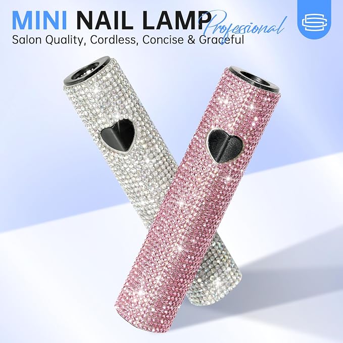 UV Light for Gel Nails, Handheld UV Nail Lamp | Portable LED Nail Lamp, Mini Nail Dryer, USB Nail Light for Fast Curing